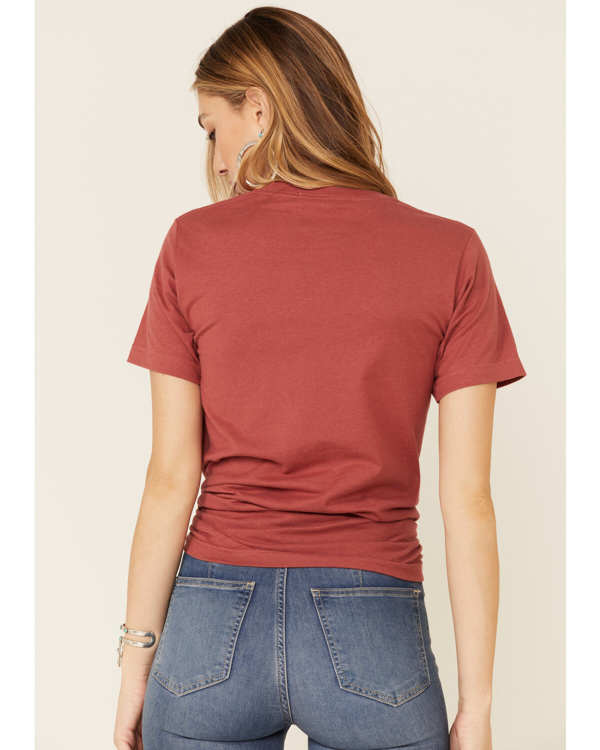 Image #5 - Ali Dee Women's God Bless Cowgirls Graphic Tee, Rust Copper, hi-res
