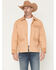 Image #1 - Outback Trading Co Men's Cowboy Brush Canvas Button-Down Jacket, Camel, hi-res