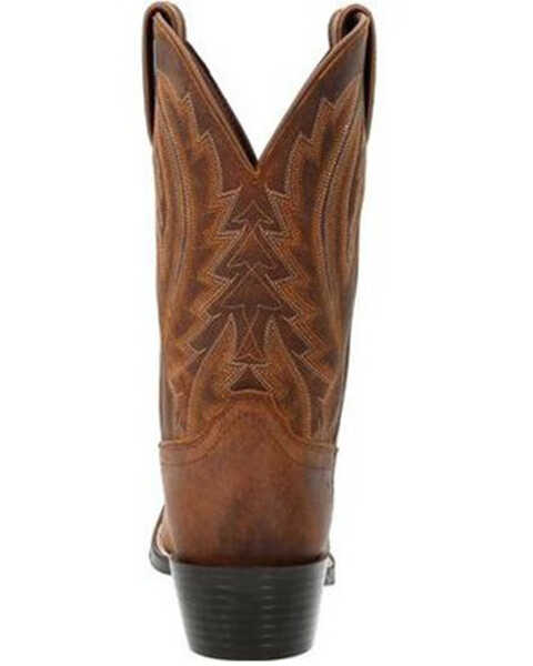 Image #5 - Durango Men's Westward Western Boots - Broad Square Toe, Cognac, hi-res