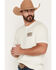 Image #3 - Ariat Men's Buckle Flag Patriot Short Sleeve Graphic T-Shirt, Light Grey, hi-res