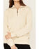 Image #3 - Carhartt Women's Tencel™ Fiber Series Relaxed Fit Half-Zip Pullover, Oatmeal, hi-res