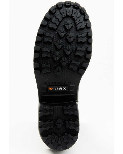 Image #7 - Hawx Men's 8" Logger Work Boots - Composite Toe, Black, hi-res