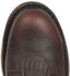 Rocky Men's Original Ride Waterproof Western Lacer Boots - Safety Toe, Dark Brown, hi-res