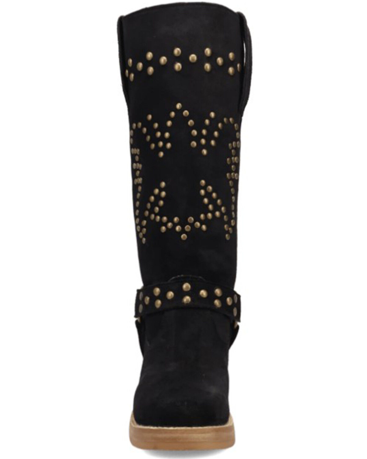 Image #4 - Dingo Women's Troubadour Studded Tall Fashion Boots - Round Toe, Black, hi-res