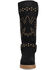 Image #4 - Dingo Women's Troubadour Studded Tall Fashion Boots - Round Toe, Black, hi-res