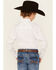 Image #4 - Panhandle Boys' Conversation Print Long Sleeve Snap Western Shirt, White, hi-res