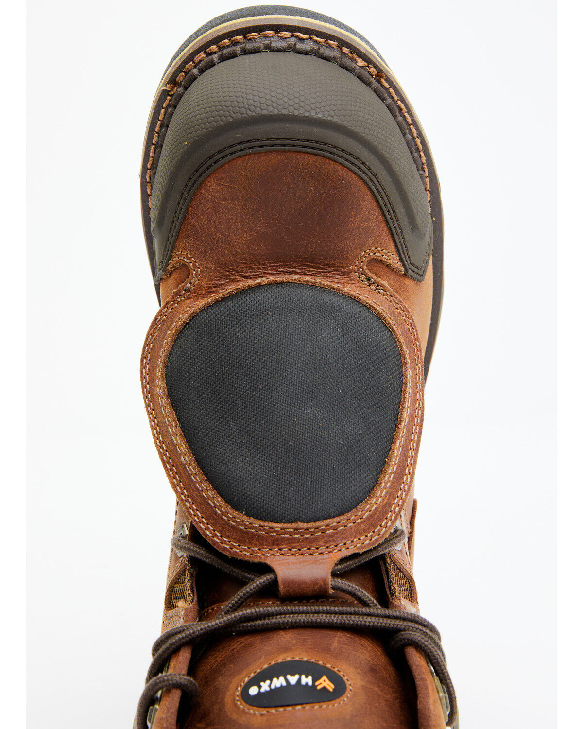 Image #6 - Hawx Men's Crew Chief External Met Guard Work Boots - Composite Toe, Brown, hi-res