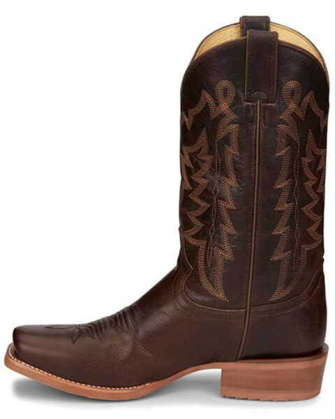 Image #3 - Justin Men's Andrews Western Boots - Square Toe, Brown, hi-res