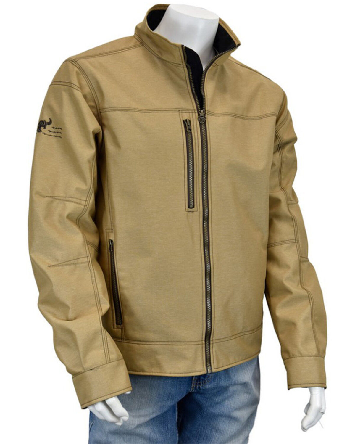 Image #1 - Cowboy Hardware Men's Buckskin Woodsman Tech Jacket, Tan, hi-res