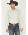 Image #1 - Wrangler Retro Men's Premium Solid Long Sleeve Snap Western Shirt, Mint, hi-res