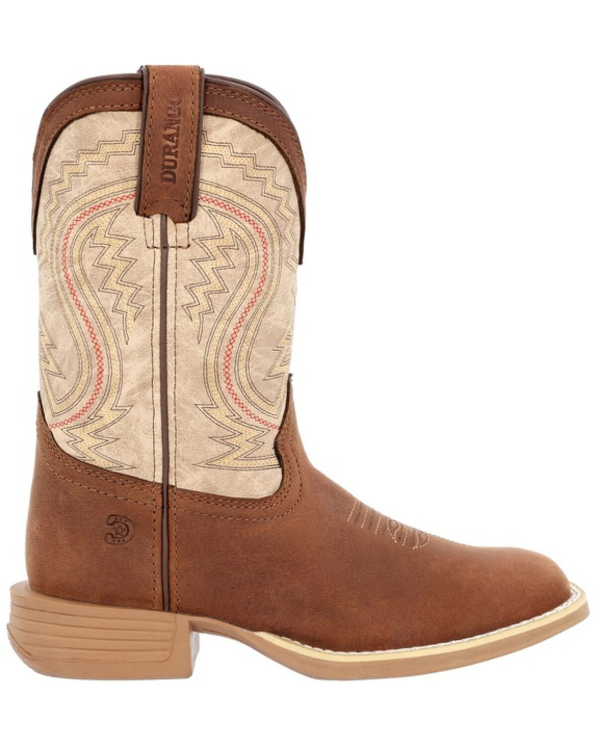 Image #2 - Durango Little Boys' Lil Rebel Pro Western Boots - Broad Square Toe, Coffee, hi-res