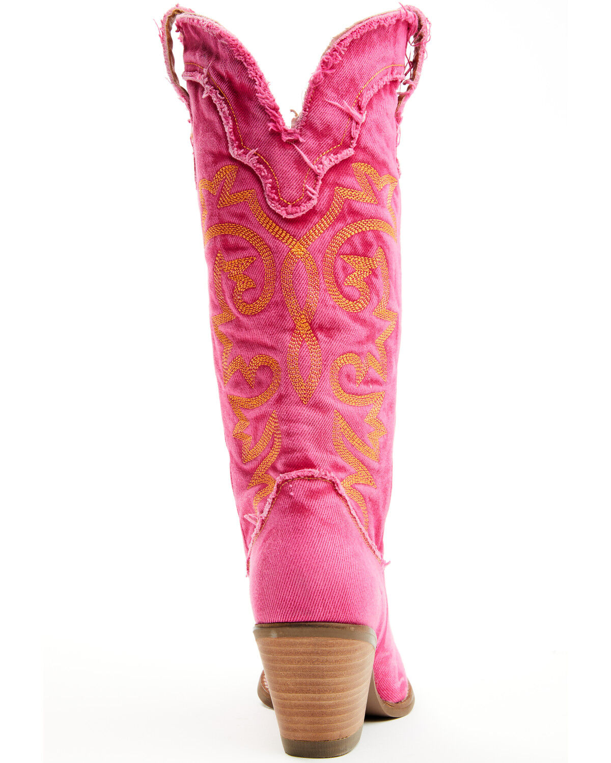Image #5 - Dingo Women's Texas Tornado Tall Western Boots - Snip Toe, Pink, hi-res