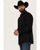 Image #2 - Moonshine Spirit Men's Blacksmith Plaid Print Long Sleeve Snap Western Shirt, Black, hi-res