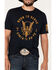 Image #3 - Brothers & Arms Men's Born To Serve Graphic T-Shirt, Navy, hi-res