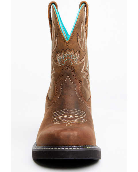 Image #4 - Shyanne Women's Fillies Dandelion Western Boots - Round Toe , Brown, hi-res