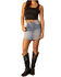 Image #1 - Kimes Ranch Women's Medium Wash Tory Pinstripe Denim Mini Skirt, Medium Wash, hi-res