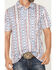 Image #3 - Panhandle Slim Men's Southwestern Short Sleeve Snap Polo Shirt, Multi, hi-res