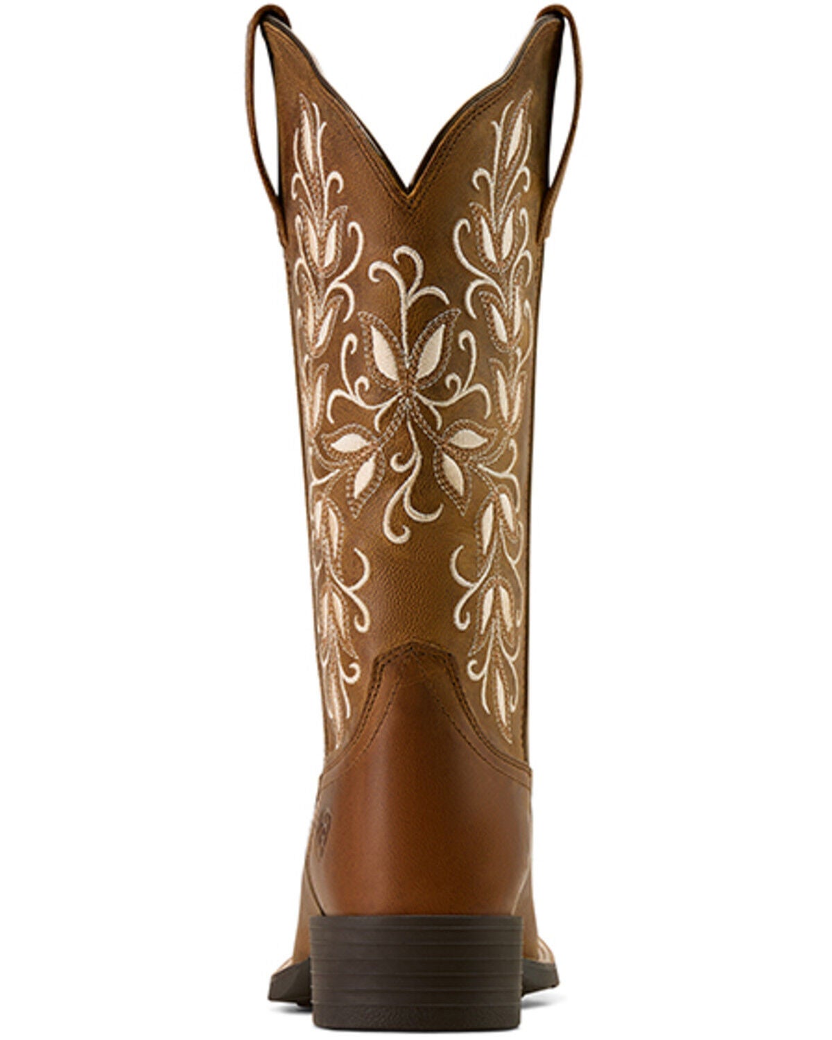 Image #5 - Ariat Women's Round Up Holly Performance Western Boots - Broad Square Toe, Brown, hi-res
