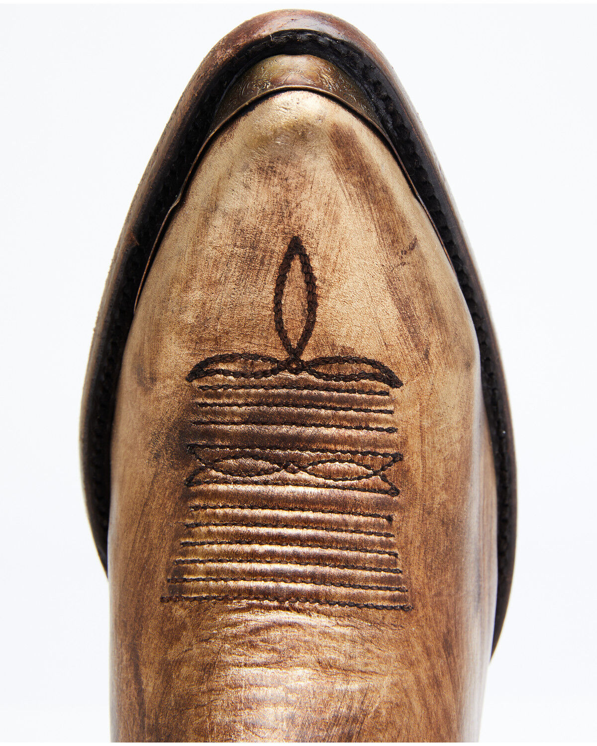 Image #6 - Idyllwind Women's Wheels Western Booties - Round Toe, Gold, hi-res