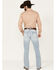 Image #3 - RANK 45® Men's Ride To Glory Medium Wash Slim Straight Stretch Jeans, Light Wash, hi-res