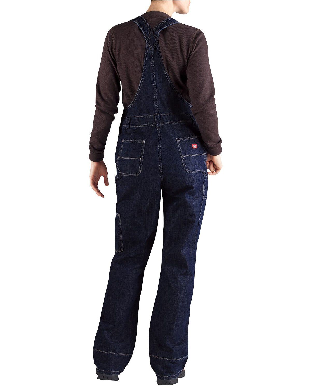 Dickies Women's Bib Overalls, Dark Indigo, hi-res