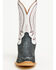 Image #4 - Dan Post Men's Exotic Python Belly Western Boots - Snip Toe, Blue, hi-res