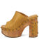 Image #3 - Dingo Women's Free Spirit Wooden Sandals, Mustard, hi-res