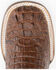 Ferrini Women's Rusty Caiman Print Western Boots - Square Toe, Rust, hi-res