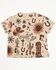 Image #3 - Shyanne Toddler Girls' Western Cutie Printed Short Sleeve Graphic Tee, Khaki, hi-res