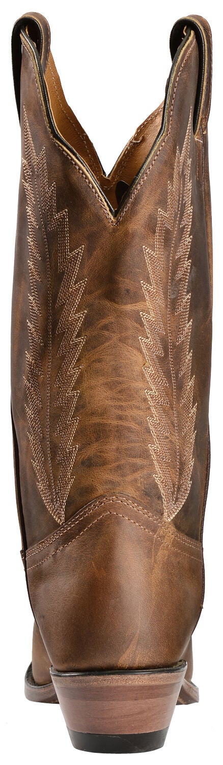 Image #7 - Boulet Fancy Stitched Cowgirl Boots - Medium Toe, Golden, hi-res