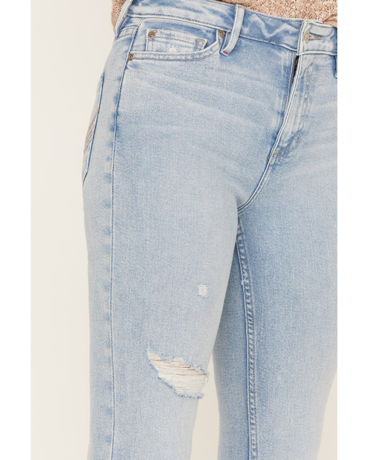 Image #2 - Idyllwind Women's Melbourne Medium Wash High Risin Distressed Bootcut Jeans, Medium Wash, hi-res