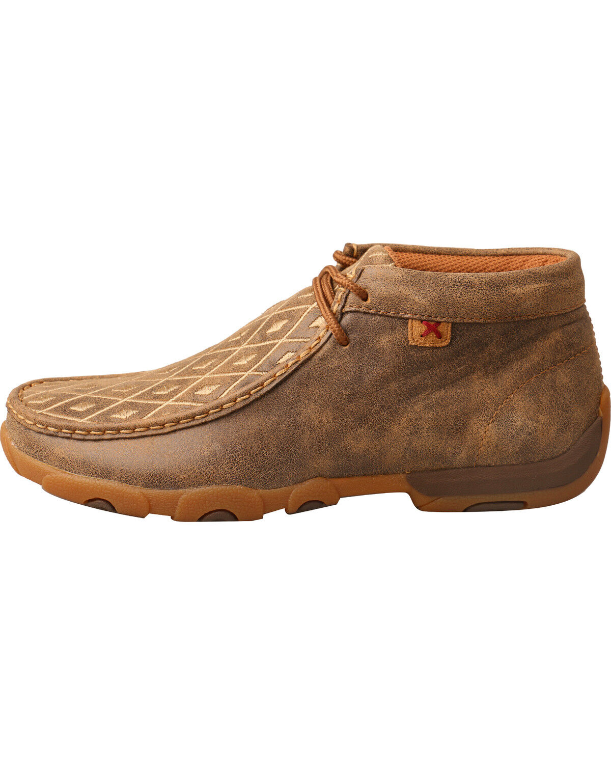 Image #3 - Twisted X Women's Chukka Driving Mocs, Tan, hi-res