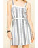 Image #4 - Others Follow Women's Stripe Button Front Clark Dress, Blue, hi-res