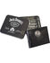 Image #3 - Western Express Men's Black Old #7 Leather Billfold Wallet, Black, hi-res