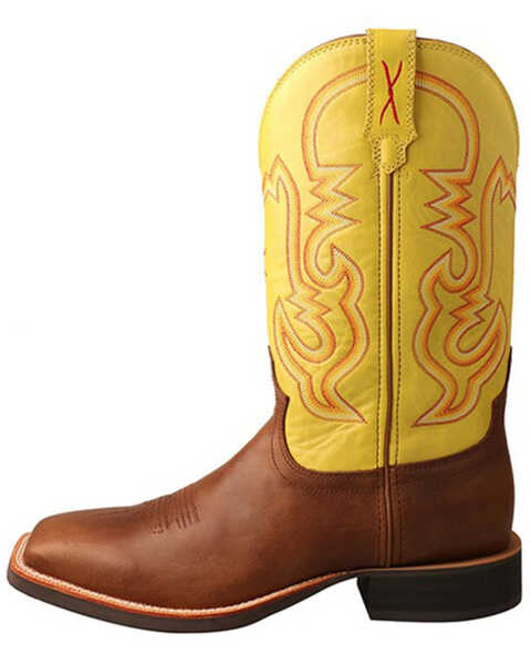 Image #3 - Twisted X Men's Ruff Stock Western Boots - Broad Square Toe, Tan, hi-res