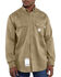 Carhartt Men's FR Work-Dry® Twill Long Sleeve Shirt - Big & Tall, Khaki, hi-res