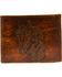 Image #1 - Western Express Brown Horses Leather Billfold Wallet *DISCONTINUED*, Brown, hi-res