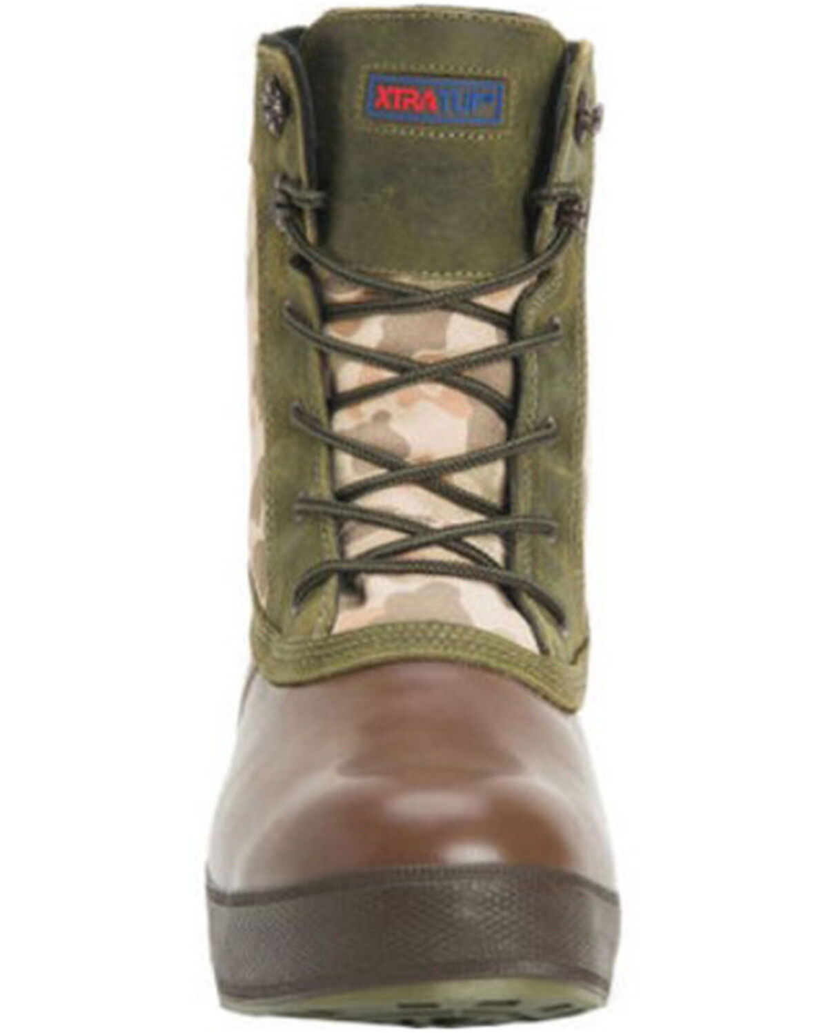 Image #4 - Xtratuf Men's 8" Insulated Legacy Lace-Up Boots - Round Toe, Green, hi-res