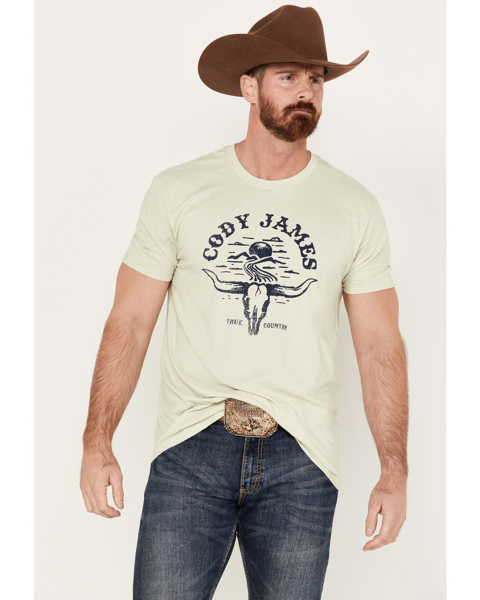 Tee shirt country clearance homme