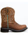 Image #2 - Shyanne Women's Fillies Dandelion Western Boots - Round Toe , Brown, hi-res