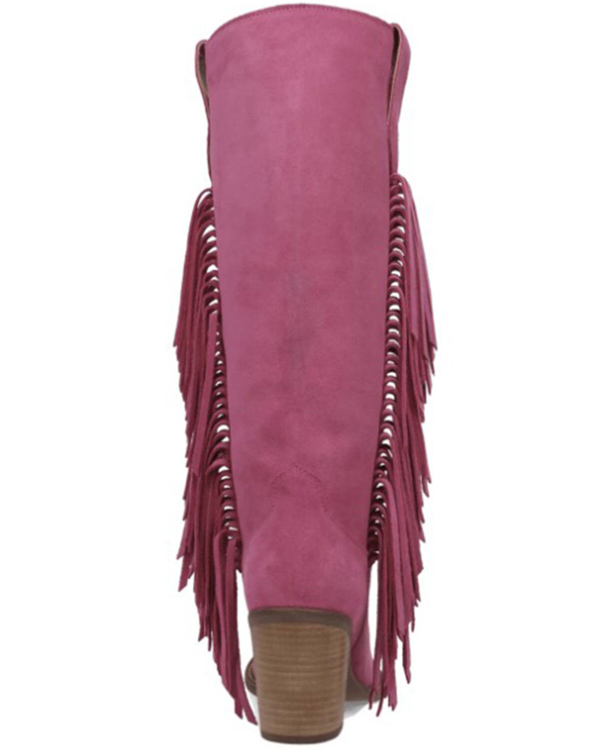 Image #5 - Dingo Women's Twister Suede Fringe Tall Western Boots - Snip Toe, Fuchsia, hi-res