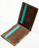 Hooey Men's Patchwork Bifold Wallet  , Brown, hi-res