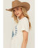 Image #2 - Wrangler Women's Bronco Short Sleeve Graphic Tee, Cream, hi-res