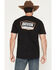 Image #1 - Brixton Men's Oath V Short Sleeve Graphic T-Shirt, Black, hi-res