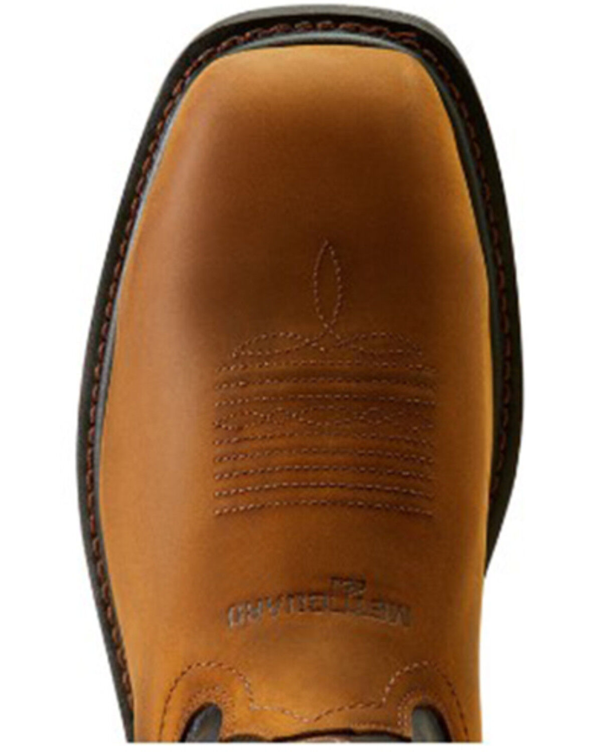 Image #4 - Ariat Men's WorkHog® Met Guard CSA Waterproof Work Boots - Broad Square Toe, Brown, hi-res