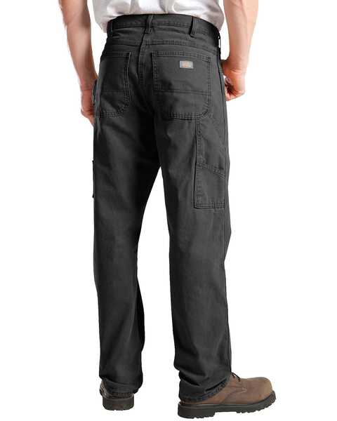 Image #2 - Dickies Men's Sanded Duck Carpenter Jeans, Black, hi-res