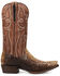 Image #2 - Dan Post Men's Exotic Python Stryker Western Boots - Snip Toe, Taupe, hi-res