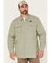 Image #1 - ATG by Wrangler Men's All-Terrain Angler Button Down Western Shirt , Olive, hi-res