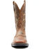 Image #4 - RANK 45® Women's Xero Gravity Lite Flag Western Performance Boots - Broad Square Toe, Brown, hi-res
