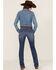 Image #3 - Wrangler Women's Medium Wash Mid Rise Jane Q-Baby Bootcut Ultimate Riding Jeans, Blue, hi-res